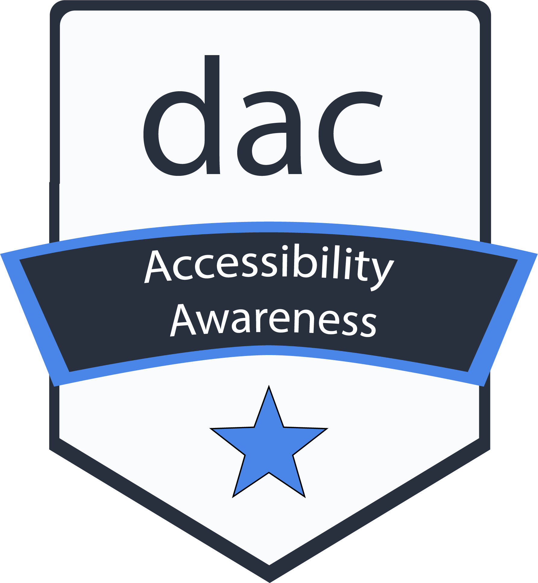 One star badge - Accessibility Awareness
