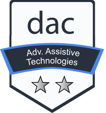Two star badge - Advanced Assistive Technologies